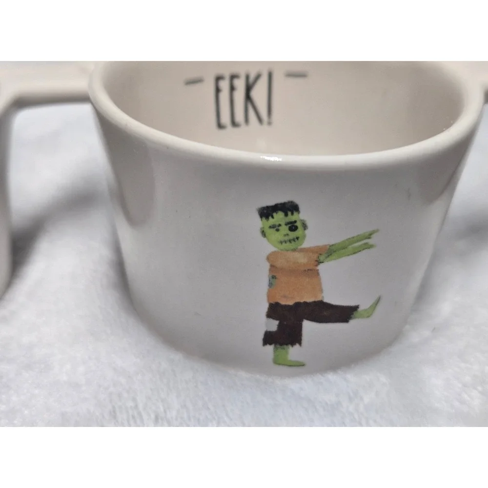 Rae Dunn Halloween Measuring Cups Set of 4 Witch Dracula Frankenstein Mummy